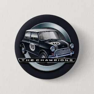 Schwarzes Mini Coopers S Button