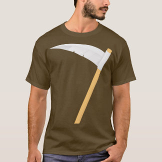 Schwarzes Minimalistisches Ax Horror Halloween 3 T-Shirt