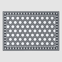 Schwarzes modernes Knochenintarsien-Dekorationspap Seidenpapier