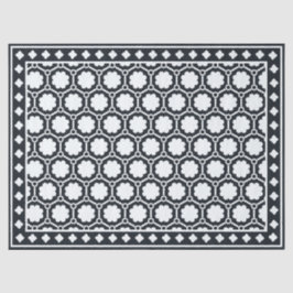 Schwarzes modernes Knochenintarsien-Dekorationspap Seidenpapier