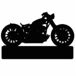 Schwarzes Motorrad Freistehende Fotoskulptur<br><div class="desc">Eine dunkle Skulptur, um Ihr Zimmer oder Büro zu dekorieren. Ein tolles Produkt finden Sie hier nur im Mixed World Zazzle Store.</div>