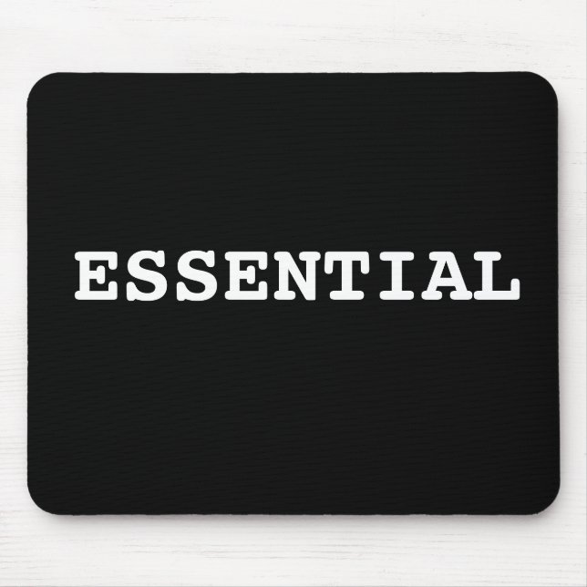 Schwarzes Mouse-Pad, das als wesentlich gilt Mousepad (Vorne)