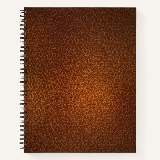 Schwarzes Muster Snakeskin Notizbuch (Vorderseite)