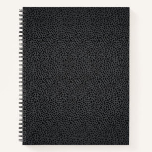 Schwarzes Muster Snakeskin Notizbuch