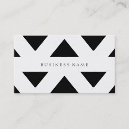 Schwarzes Muster Visitenkarte