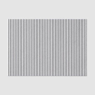Schwarzes Nadelstreifen-Seidenpapier Seidenpapier