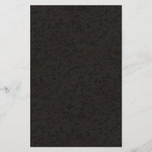 Schwarzes Naturkork-Barken-Blick-Holz-Korn Briefpapier