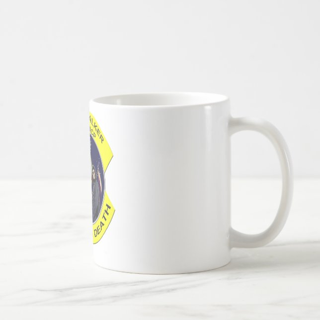 SCHWARZES NIGHTSTALKER KAFFEETASSE (Rechts)