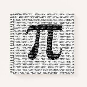 Schwarzes Number pi day mathematical symbol Notizbuch