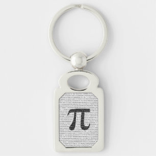 Schwarzes Number pi day mathematical symbol Schlüsselanhänger