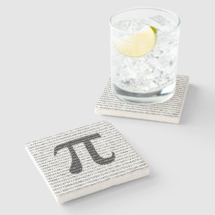 Schwarzes Number pi day mathematical symbol Steinuntersetzer