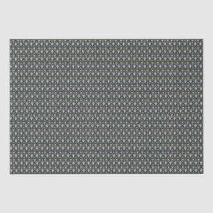 Schwarzes Olive Elegante Ditsy Floral Seidenpapier