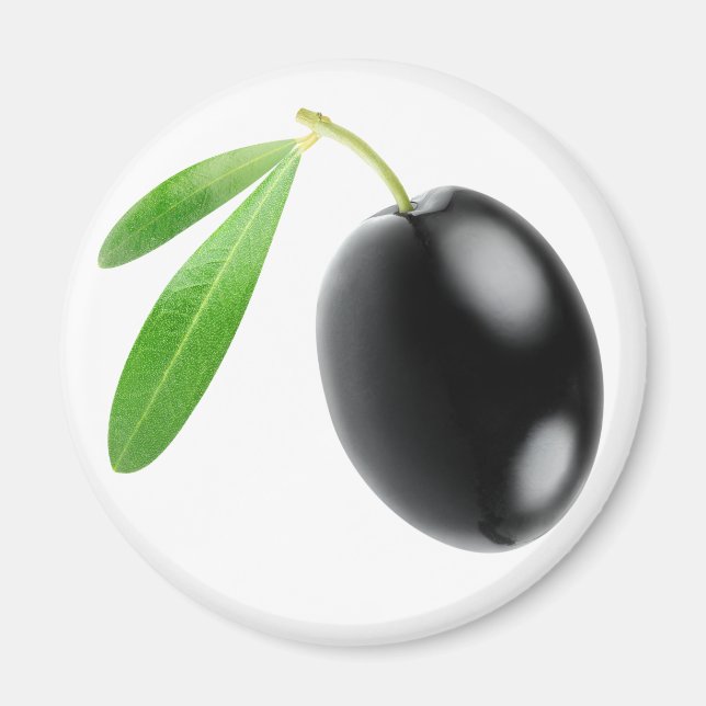 Schwarzes Olivenöl Magnet (Vorne)