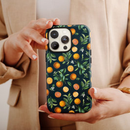 Schwarzes Orangenfrucht | iPhone 14 Case-Mate Case-Mate iPhone 14 Hülle