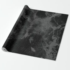 Schwarzes Packpapier mit einem strukturierten