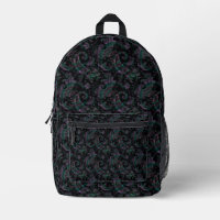 Schwarzes Paisley