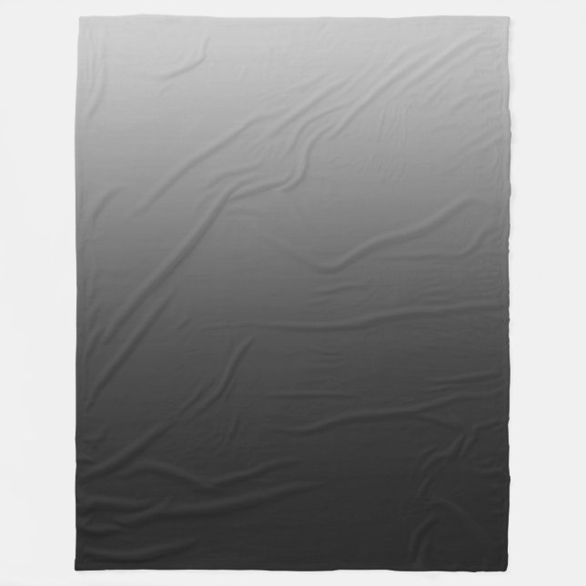Schwarzes Papier Fleecedecke (Vorderseite)