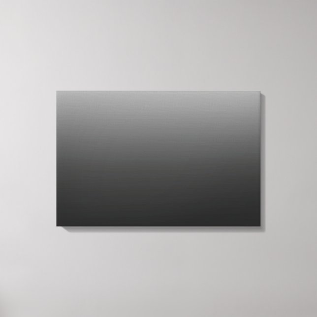 Schwarzes Papier Leinwanddruck (Vorderseite)