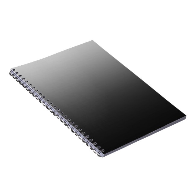 Schwarzes Papier Notizblock (Rechte Seite)