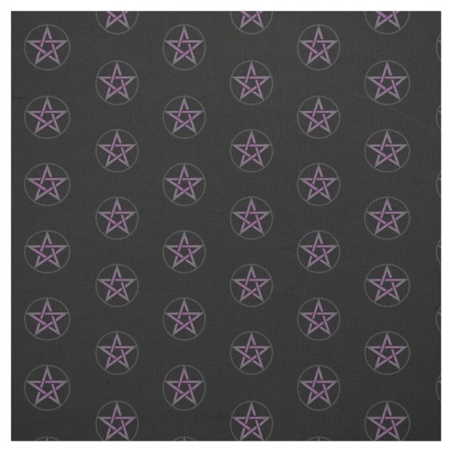 Schwarzes Pentagramm-Altar-Stoff-Material Stoff (Muster)