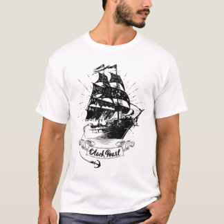 Schwarzes Perlschiff - Piraten der Karibik T-Shirt