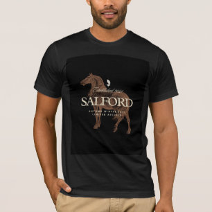 Schwarzes Pferd Grafik-T-Shirt   Fettes Streetwear T-Shirt