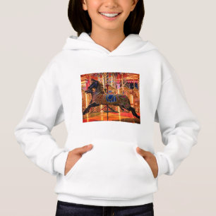 Schwarzes Pferd Hoodie
