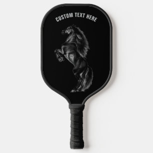 Schwarzes Pferd Pickleball-Schläger personalisiert Pickleball Schläger