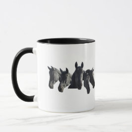"Schwarzes Pferd" Tasse