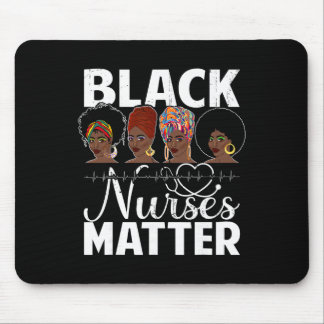 Schwarzes Pflegepersonal Problem - Afroamerikanisc Mousepad