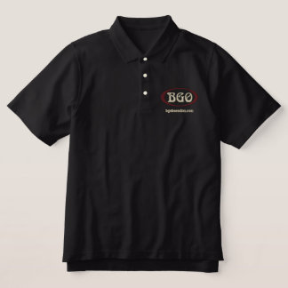 Schwarzes Polo-Shirt