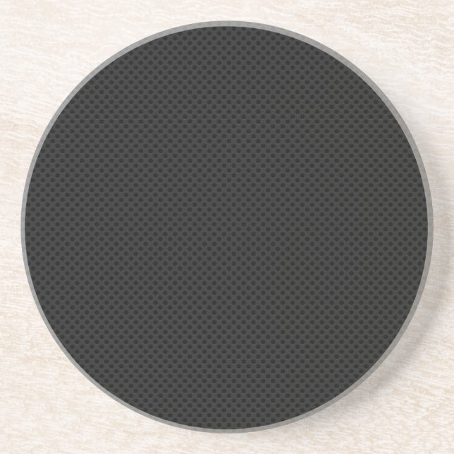Schwarzes Porous Metal Untersetzer (Vorne)