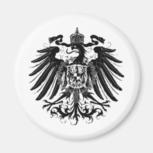 Schwarzes preussisches Eagle Magnet