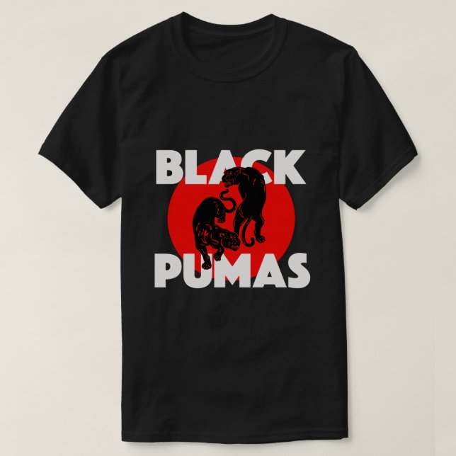 Schwarzes Pumas-Band-Logo neu Klassischer T - Shir T-Shirt (Design vorne)