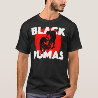 Schwarzes Pumas-Band-Logo neu Klassischer T - Shir T-Shirt