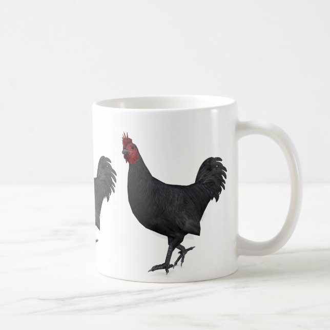 Schwarzes Quadrat Kaffeetasse (Rechts)