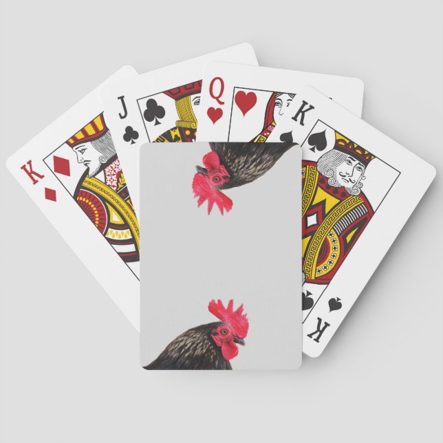 Schwarzes Quadrat Spielkarten (Rückseite)
