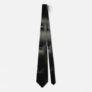 Schwarzes romantisches schönes Leder Krawatte