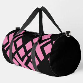 Schwarzes Rosa Duffle Bag