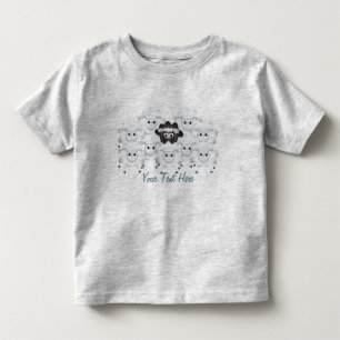 Schwarzes Schaf der Familie Kleinkind T-shirt