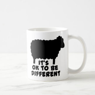 Schwarzes Schaf - es ist gut, anders zu sein Kaffeetasse