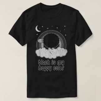 Schwarzes Schaf Gothic Lustiges Design T-Shirt