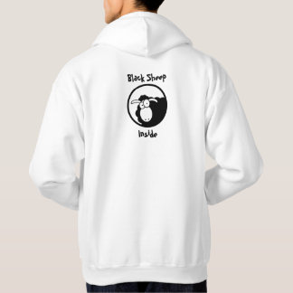 Schwarzes Schaf innen Hoodie