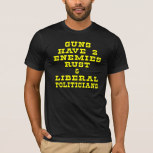 Schwarzes schießt 2 Feinde T-Shirt