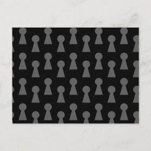 Schwarzes Schlüsselloch Postkarte