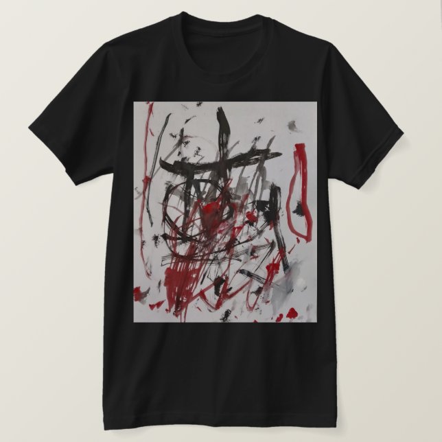 Schwarzes Shirt (Design vorne)