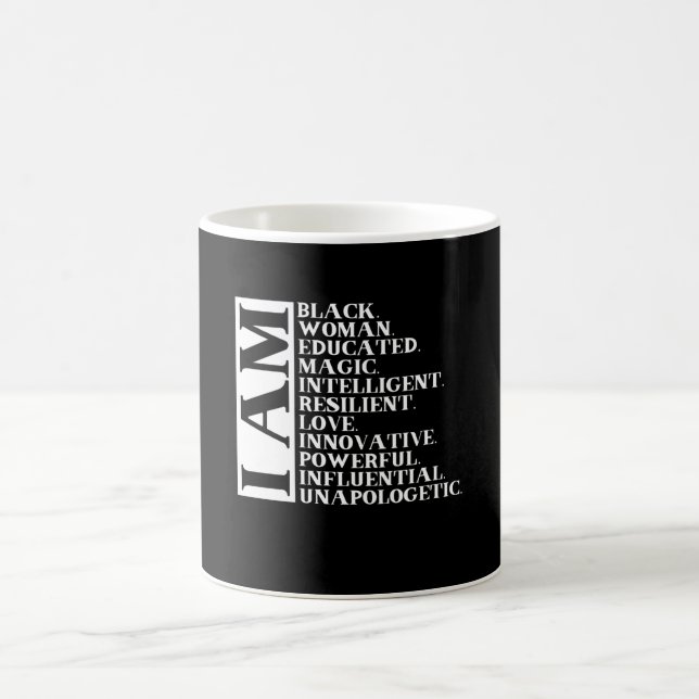 Schwarzes Sprichwort Kaffeetasse (Mittel)