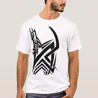 Schwarzes Stammes- T-Shirt