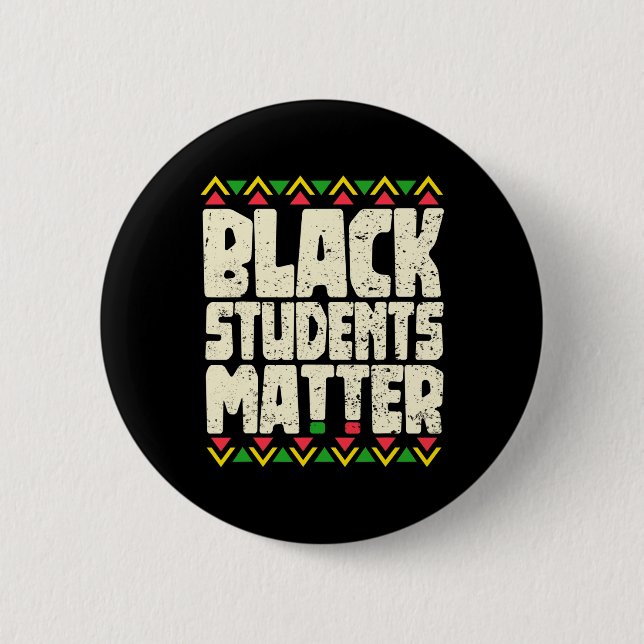 Schwarzes Studentenproblem-Shirt, Schwarze Geschic Button (Vorderseite)