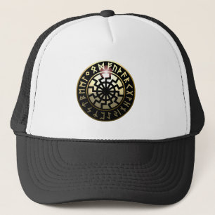 Schwarzes Sun-Rad Truckerkappe